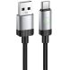 Кабель Hoco X117 USB to Type-C (3A, 1m) - Black (896403B). Фото 1 з 5