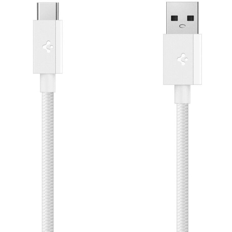 Кабель Spigen Essential EB6015CC USB to Type-C (60W, 1.5m) ACA10413 - White: фото 2 из 8