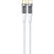 Кабель USAMS SJ574 Type-C to Type-C (100W, 5A, 1.2m) - White (896331W). Фото 1 из 15