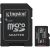 Карта памяти Kingston microSDXC 64GB Canvas Select Plus Gen3 UHS-I U1 V10 A1 (100MB/s) + адаптер (SDCS3/64GB) - Black: фото 1 из 7