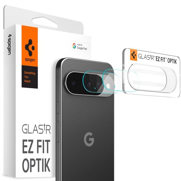 Комплект защитного стекла Spigen (SGP) Optik Lens Protector для Google Pixel 10 (AGL09661) - Crystal Clear: фото 1 из 15