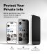 Комплект защитных стекол (2шт) Ringke Easy Slide Privacy для iPhone 17 (8800328811881) - Black (407715B). Фото 7 из 21