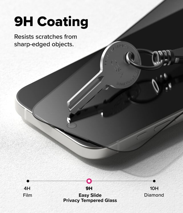 Комплект защитных стекол (2шт) Ringke Easy Slide Privacy для iPhone 17 (8800328811881) - Black (407715B) Комплект защитных стекол (2шт) Ringke Easy Slide Privacy для iPhone 17 (8800328811881) - Black: фото 10 из 21