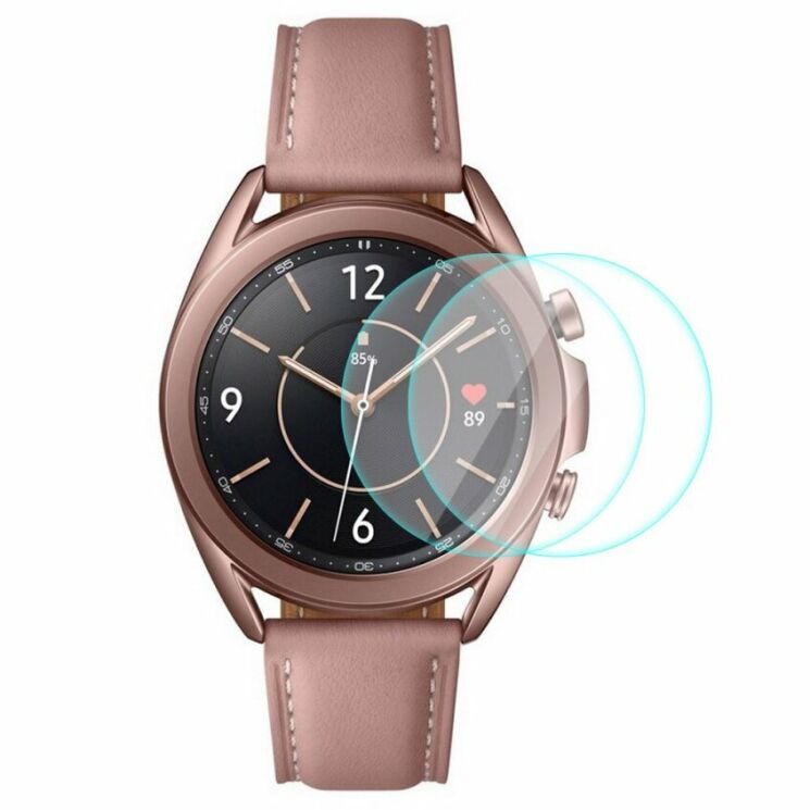 Комплект защитных стекол HAT PRINCE 0.2mm Arc Edge Glass для Samsung Galaxy Watch 3 (41mm): фото 1 из 10
