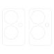 Комплект захисних стекол HAT PRINCE 9H Lens Guard для OPPO Reno 11F (351930). Фото 2 з 5