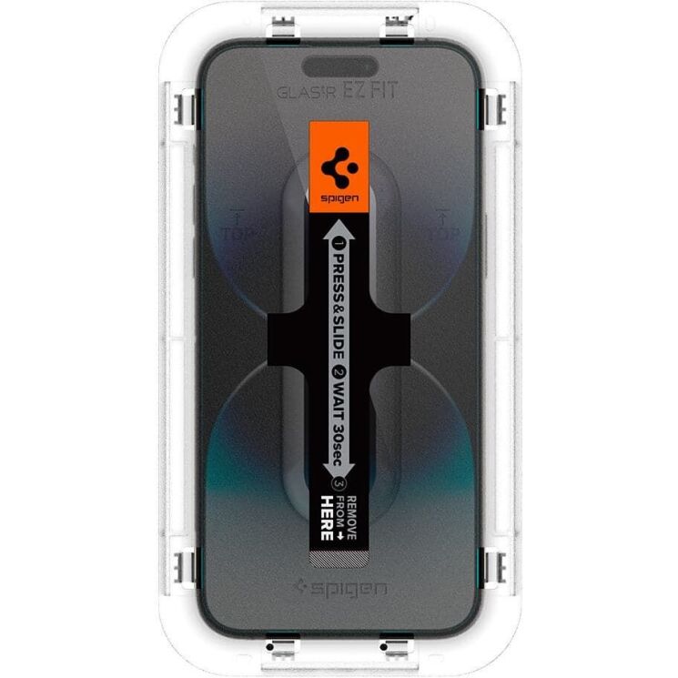 Комплект защитных стекол Spigen (SGP) GLAS.tR EZ Fit Sensor Protected для Apple iPhone 14 Pro Max (AGL05202): фото 8 из 15