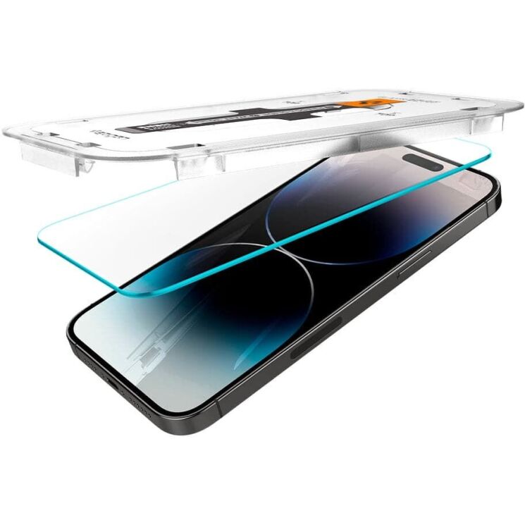 Комплект защитных стекол Spigen (SGP) GLAS.tR EZ Fit Sensor Protected для Apple iPhone 14 Pro Max (AGL05202): фото 3 из 15