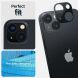 Комплект защитных стекол Spigen (SGP) Optik Lens Protector для Apple iPhone 14 / 14 Plus - Black (304590B). Фото 7 из 11