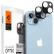 Комплект защитных стекол Spigen (SGP) Optik Lens Protector для Apple iPhone 14 / 14 Plus - Black (304590B). Фото 1 из 11