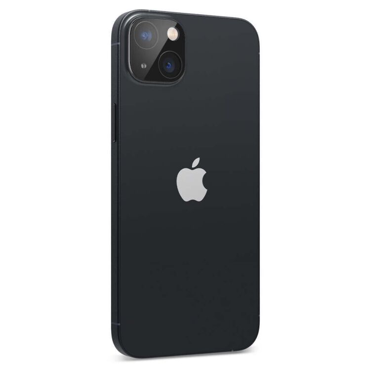 Комплект защитных стекол Spigen (SGP) Optik Lens Protector для Apple iPhone 14 / 14 Plus - Black: фото 3 из 11