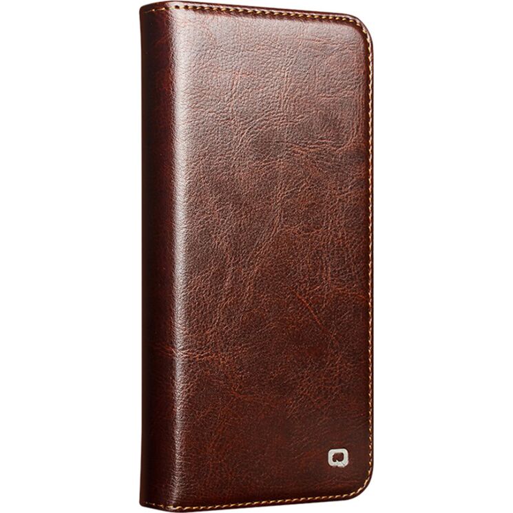 Кожаный чехол QIALINO Classic Case для Samsung Galaxy S26 FE - Brown (412771Z) Кожаный чехол QIALINO Classic Case для Samsung Galaxy S26 FE - Brown: фото 5 из 7