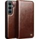 Кожаный чехол QIALINO Classic Case для Samsung Galaxy S26 FE - Brown (412771Z). Фото 1 из 7