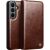 Кожаный чехол QIALINO Classic Case для Samsung Galaxy S26 FE - Brown: фото 1 из 7