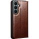 Кожаный чехол QIALINO Classic Case для Samsung Galaxy S26 FE - Brown (412771Z). Фото 4 из 7
