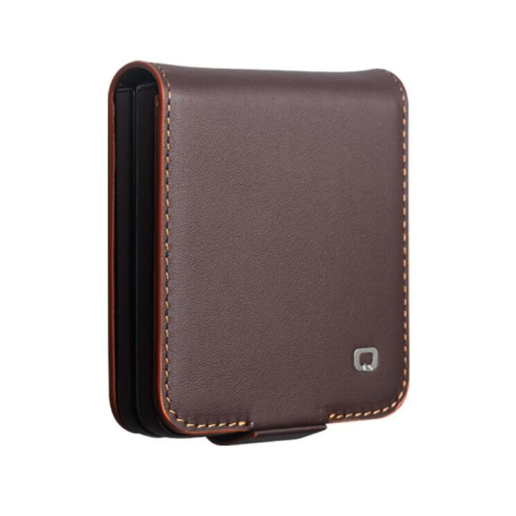 Шкіряний чохол QIALINO Wallet Case (FF) для Samsung Galaxy Flip 8 - Brown (423535Z) Шкіряний чохол QIALINO Wallet Case (FF) для Samsung Galaxy Flip 8 - Brown: фото 5 з 11