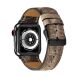 Кожаный ремешок Deexe Leather Strap для Apple Watch 46 / 45 / 44 / SE 44 / 42 (Series 1-3) / Ultra / Ultra 2 - Titanium Grey (251349H). Фото 1 из 5