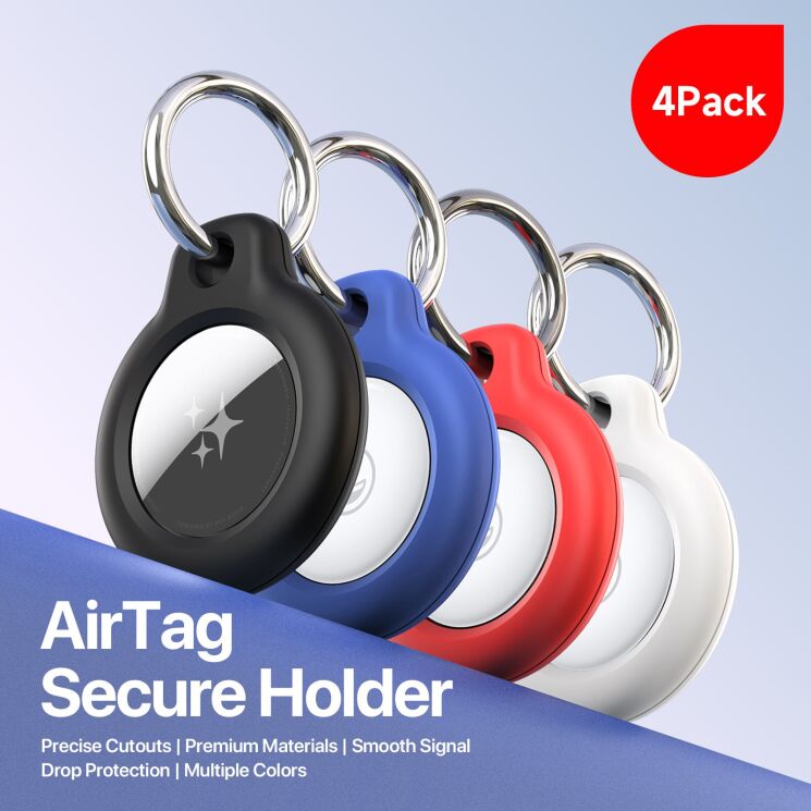 Набор влагозащитных чехлов DUX DUCIS Secure Holder для Apple AirTags - Multicolor: фото 7 из 14