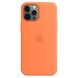 Оригінальний чохол MagSafe Silicone Case для iPhone 12 Pro Max (MHL83ZE/A) - Kumquat (253492K). Фото 3 з 5
