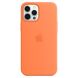 Оригінальний чохол MagSafe Silicone Case для iPhone 12 Pro Max (MHL83ZE/A) - Kumquat (253492K). Фото 4 з 5