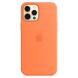 Оригінальний чохол MagSafe Silicone Case для iPhone 12 Pro Max (MHL83ZE/A) - Kumquat (253492K). Фото 2 з 5