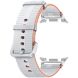 Оригинальный ремешок Athleisure (S/M) для Samsung Galaxy Watch 8 (40/44mm) / 8 Classic (ET-SOL32SWEGEU) - White (384133W). Фото 3 из 3