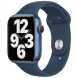 Оригинальный ремешок Sport Band для Apple Watch 46 / 45 / 44 / SE 44 / 42 (Series 1-3) / Ultra / Ultra 2 (MKUW3) - Abyss Blue (345114L). Фото 1 из 4