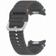 Оригінальний ремінець Sport Band (S/M) для Samsung Galaxy Watch 4 / 4 Classic / 5 / 5 Pro / 6 / 6 Classic / 7 / FE (ET-SFR30SBEGEU) Технічна упаковка - Dark Gray (895438B). Фото 1 з 3