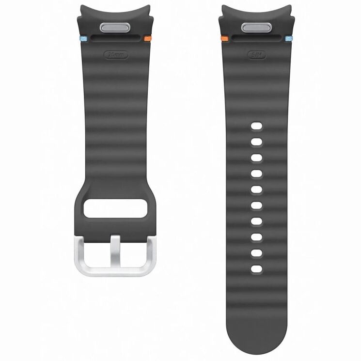 Оригінальний ремінець Sport Band (S/M) для Samsung Galaxy Watch 4 / 4 Classic / 5 / 5 Pro / 6 / 6 Classic / 7 / FE (ET-SFR30SBEGEU) Технічна упаковка - Dark Gray (895438B) Оригінальний ремінець Sport Band (S/M) для Samsung Galaxy Watch 4 / 4 Classic / 5 / 5 Pro / 6 / 6 Classic / 7 / FE (ET-SFR30SBEGEU) Технічна упаковка - Dark Gray: фото 2 з 3