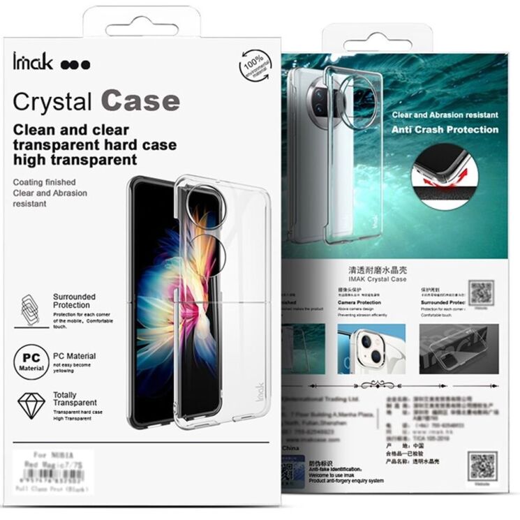 Пластиковий чохол IMAK Crystal II Pro для Nothing CMF Phone 1 - Transparent: фото 9 з 9