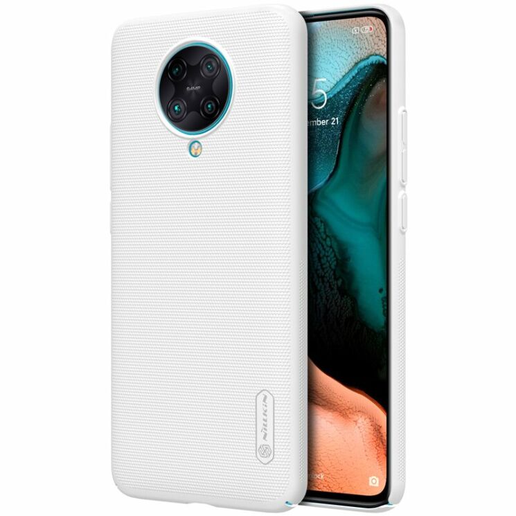 Пластиковый чехол NILLKIN Frosted Shield для Xiaomi Poco F2 Pro / Redmi K30 Pro - White: фото 5 из 19