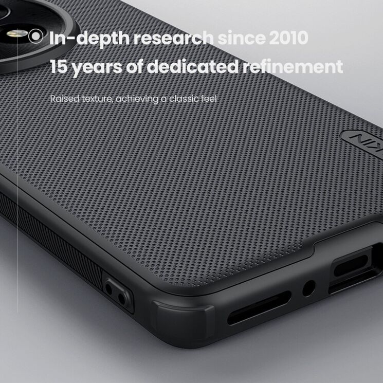 Пластиковый чехол NILLKIN Frosted Shield Pro для OnePlus 13 - Black: фото 6 из 16