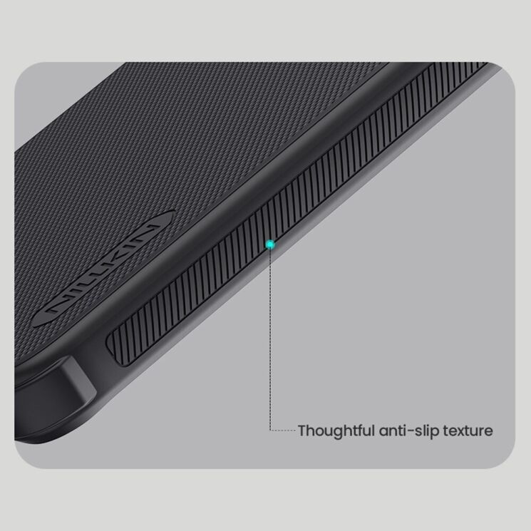 Пластиковый чехол NILLKIN Frosted Shield Pro для OnePlus 13 - Black: фото 13 из 16