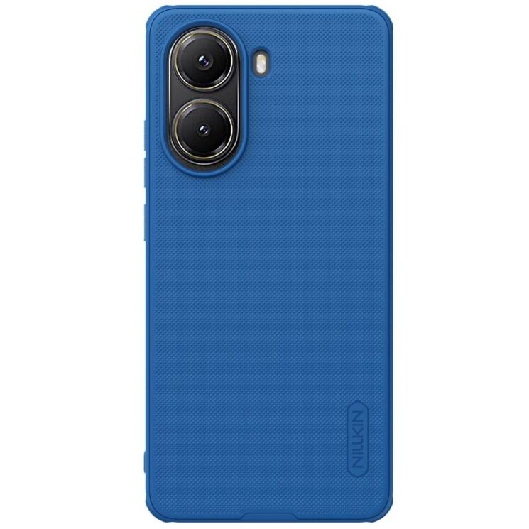 Пластиковый чехол NILLKIN Frosted Shield Pro для Xiaomi Poco X7 Pro - Blue: фото 1 из 15