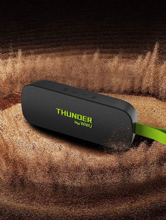 Портативная акустика WIWU H2 Thunder - Black: фото 11 из 12