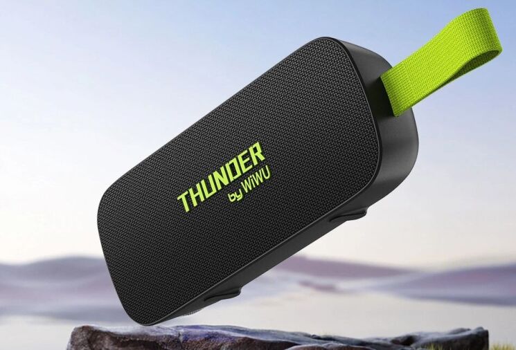 Портативная акустика WIWU H2 Thunder - Black: фото 7 из 12