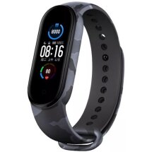 Ремешок ArmorStandart Camo Strap для Xiaomi Mi Band 5 / Mi Band 6 / Mi Band 7 - Khaki Grey: фото 1 из 3
