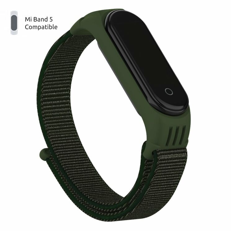 Ремешок ArmorStandart Sport Loop для Xiaomi Mi Band 5 / Mi Band 6 / Mi Band 7 - Khaki: фото 1 из 5