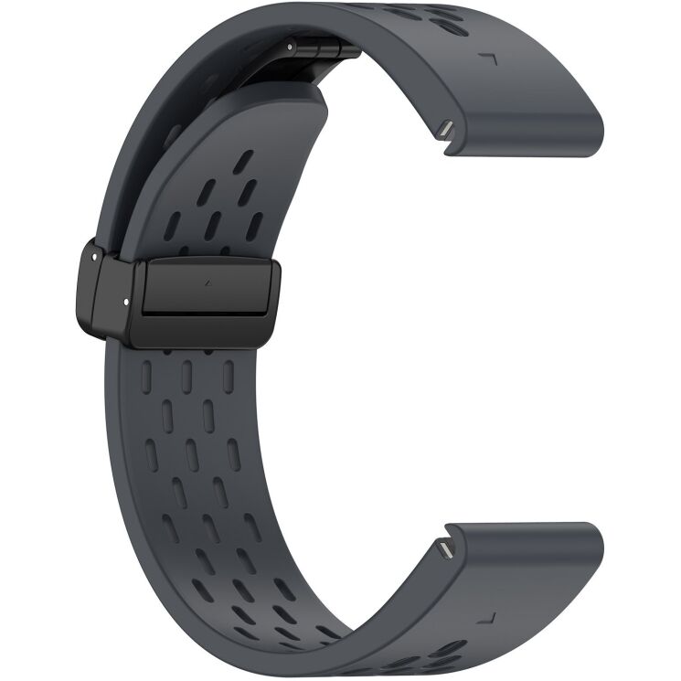 Ремінець Deexe Astra Strap для годинників Garmin з шириною кріплення QuickFit 20mm - Dark Grey (270817DH) Ремінець Deexe Astra Strap для годинників Garmin з шириною кріплення QuickFit 20mm - Dark Grey: фото 3 з 9