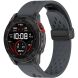Ремінець Deexe Astra Strap для годинників Garmin з шириною кріплення QuickFit 20mm - Dark Grey (270817DH). Фото 4 з 9
