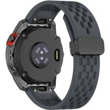 Ремінець Deexe Astra Strap для годинників Garmin з шириною кріплення QuickFit 20mm - Dark Grey: фото 1 з 9