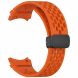 Ремінець Deexe Astra Strap для Samsung Galaxy Watch 4 / 4 Classic / 5 / 5 Pro / 6 / 6 Classic / 7 / FE - Orange (358122O). Фото 4 з 7