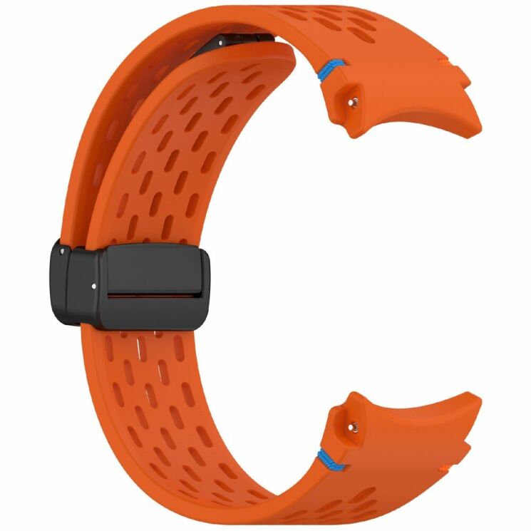 Ремінець Deexe Astra Strap для Samsung Galaxy Watch 4 / 4 Classic / 5 / 5 Pro / 6 / 6 Classic / 7 / FE - Orange: фото 3 з 7