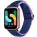 Ремінець Deexe Braided Strap для Samsung Galaxy Fit 3 - Purple / Blue (349028VL). Фото 2 з 6
