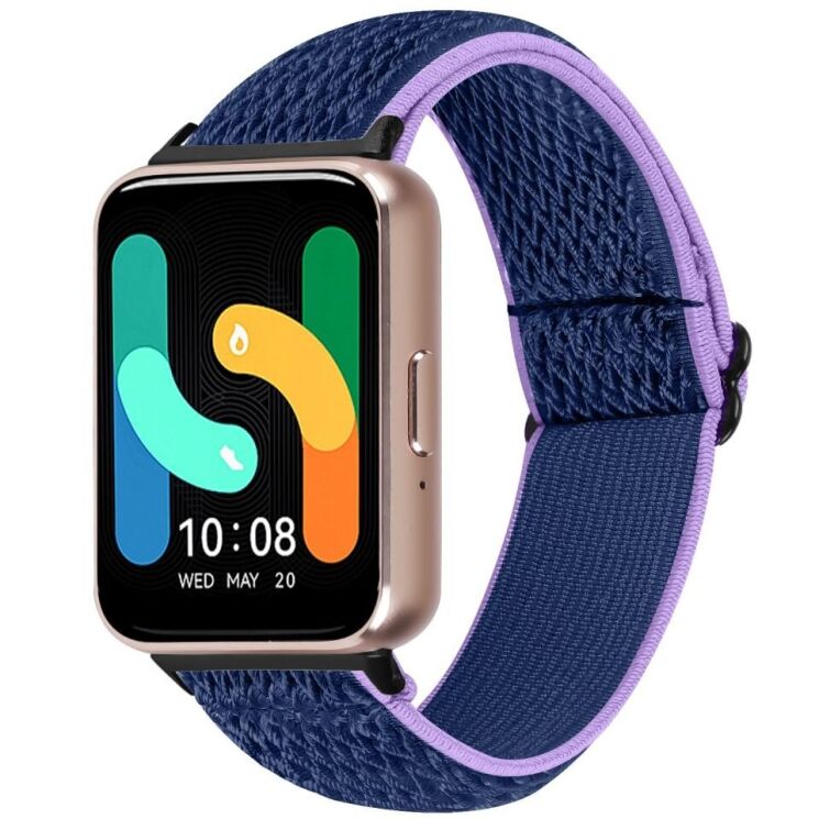 Ремінець Deexe Braided Strap для Samsung Galaxy Fit 3 - Purple / Blue: фото 2 з 6