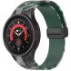 Ремінець Deexe Camo Silicone для Samsung Galaxy Watch 4 / 4 Classic / 5 / 5 Pro - Dark Green (284643DG). Фото 4 з 6