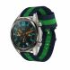 Ремешок Deexe Canvas Style для Huawei Watch GT / Watch GT2 46mm / Watch GT 2e - Blue / Green (216908C). Фото 2 из 5