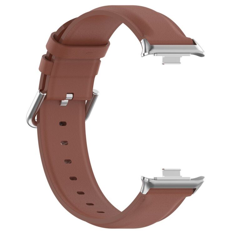 Ремешок Deexe Classic Strap для Xiaomi Redmi Watch 4 / Mi Smart Band 8 Pro / Band 9 Pro - Brown: фото 2 из 12