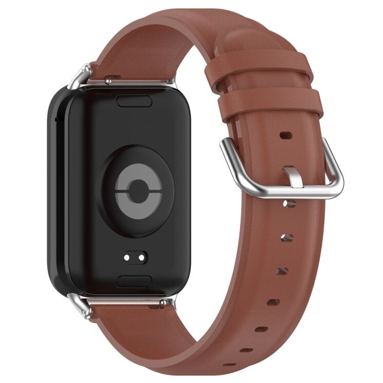 Ремешок Deexe Classic Strap для Xiaomi Redmi Watch 4 / Mi Smart Band 8 Pro / Band 9 Pro - Brown: фото 1 из 12