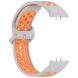 Ремешок Deexe Dot Color для Samsung Galaxy Fit 3 - Grey / Orange (349023HO). Фото 4 из 7
