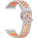 Ремешок Deexe Dot Color для Samsung Galaxy Fit 3 - Grey / Orange (349023HO). Фото 3 из 7